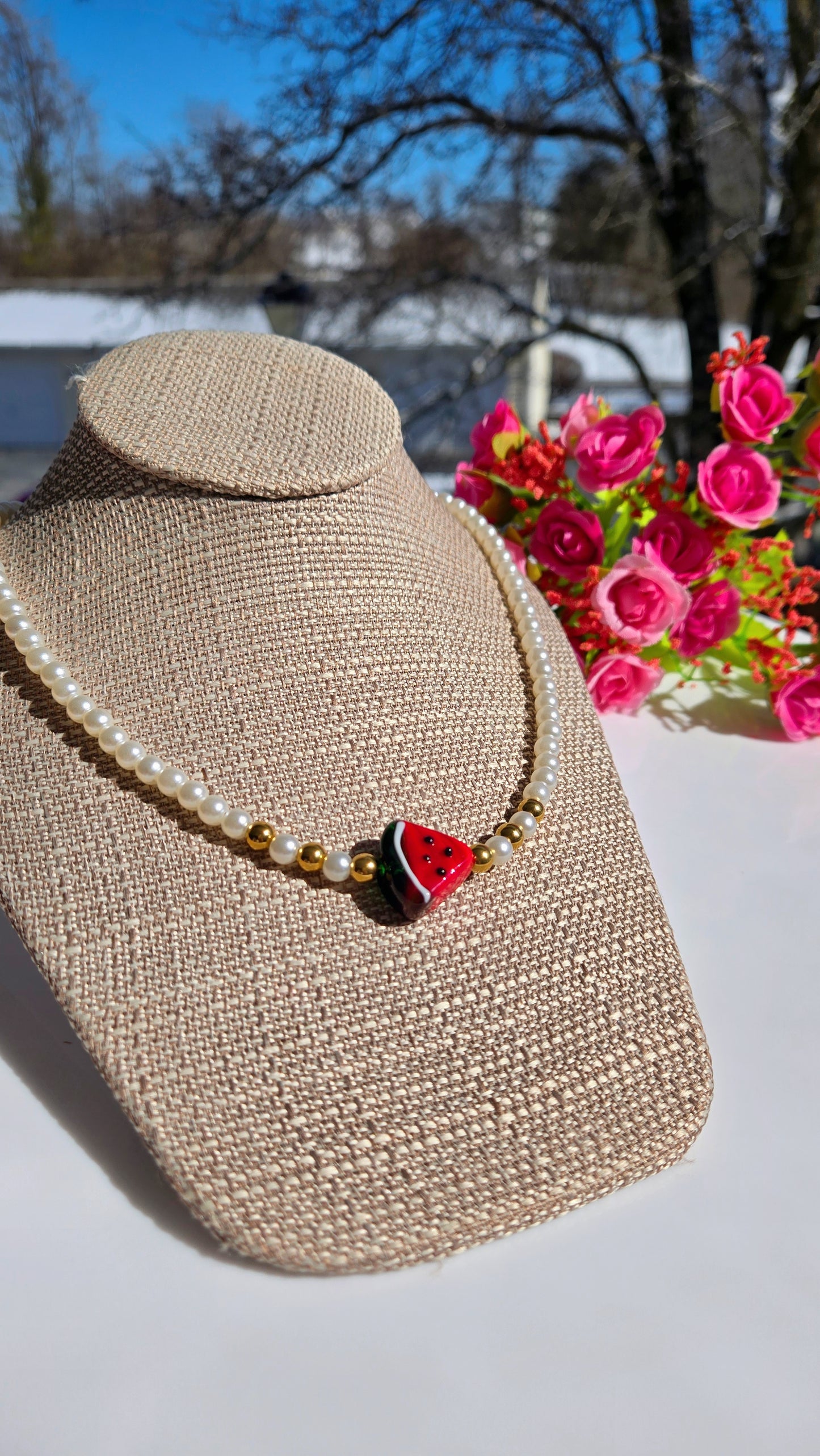 Watermelon Necklace