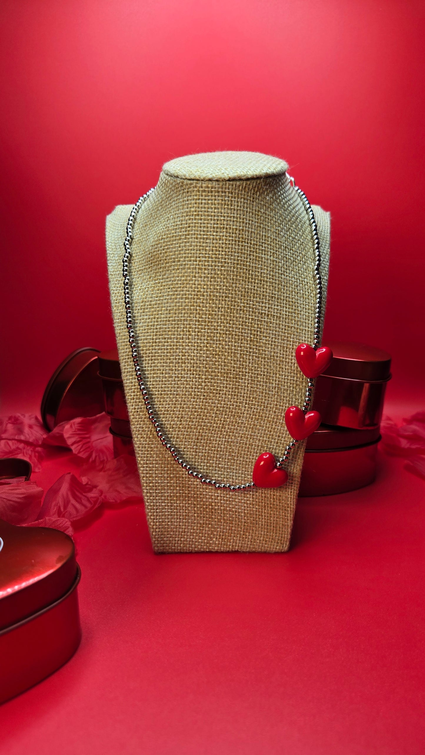 Three Hearts Necklace