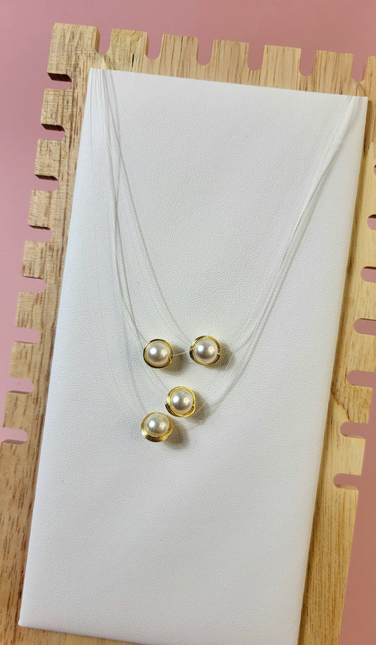 Collar Perla Invisible
