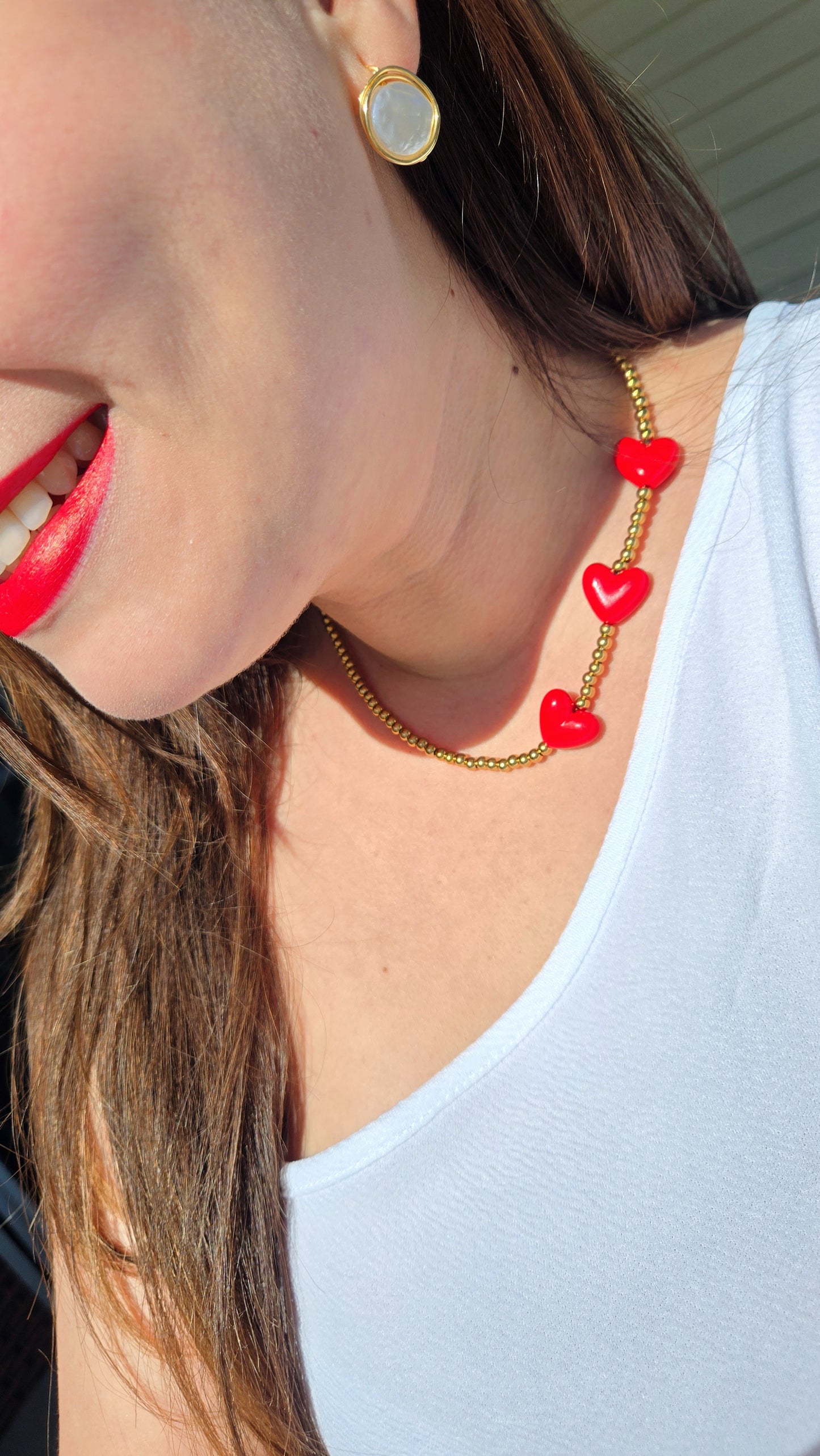 Three Hearts Necklace