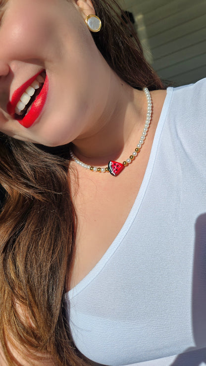 Watermelon Necklace