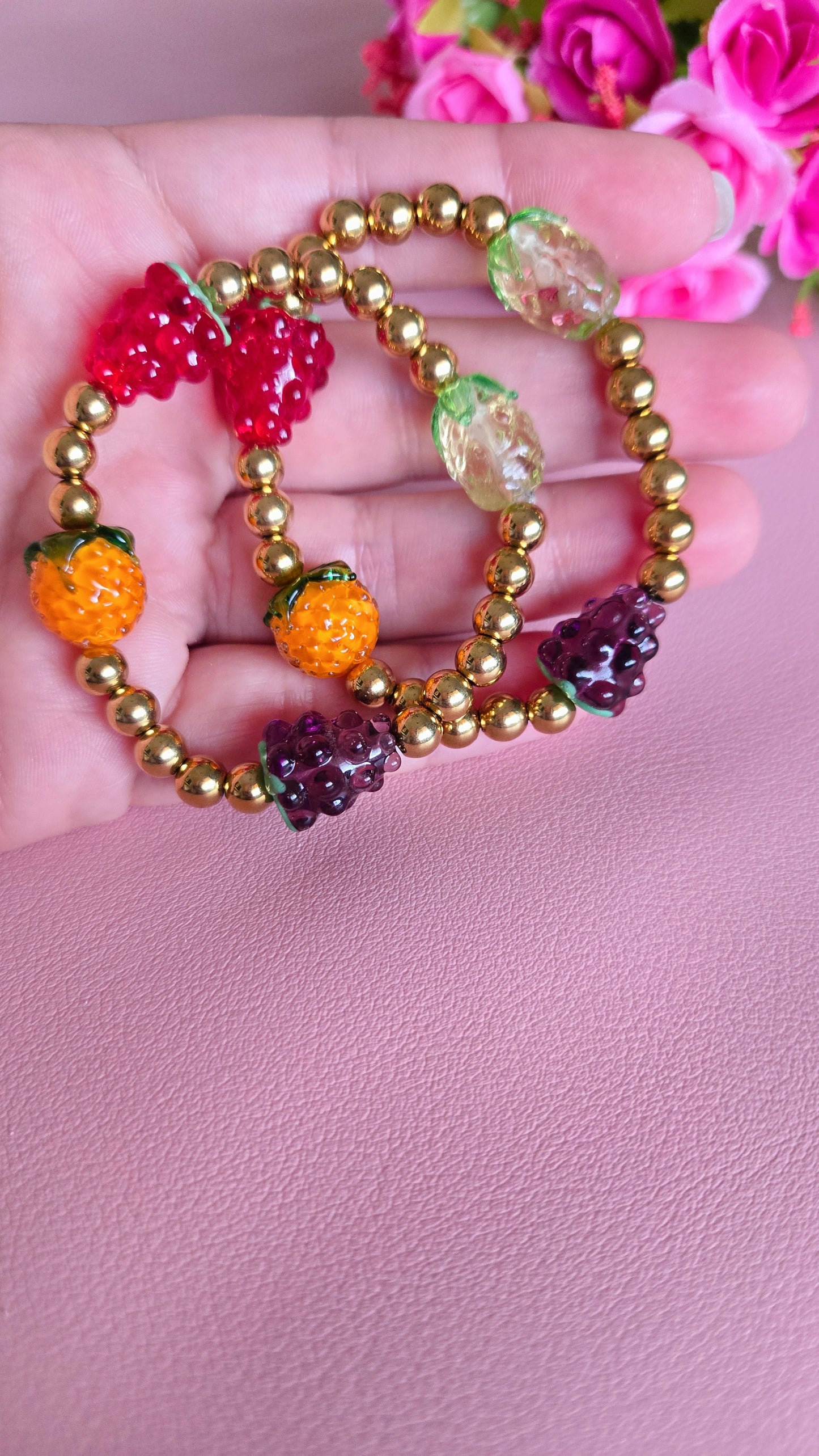 Raspberry Bracelet