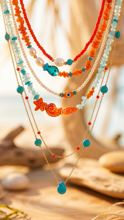 Necklace Brisa Turquesa