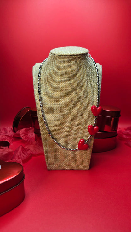 Three Hearts Necklace